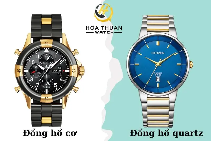 So sánh đồng hồ cơ và đồng hồ quartz