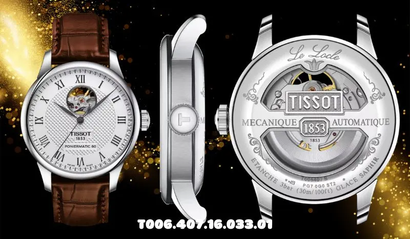 Đồng hồ Tissot lộ cơ T006.407.16.033.01