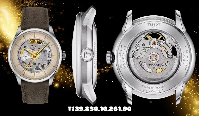 Đồng hồ Tissot lộ cơ T139.836.16.261.00