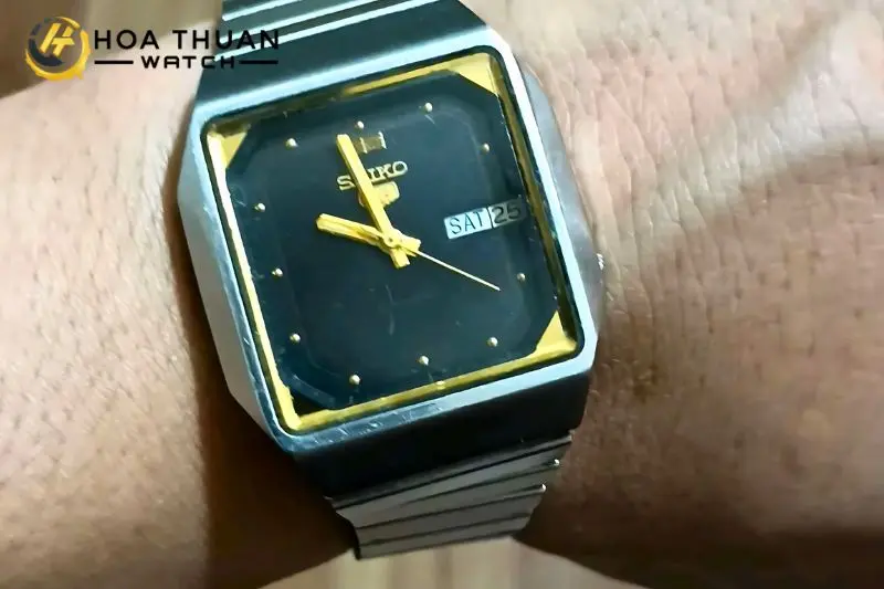 Đồng Hồ Seiko 5 Cổ Chặt Góc Siêu Cổ máy zin