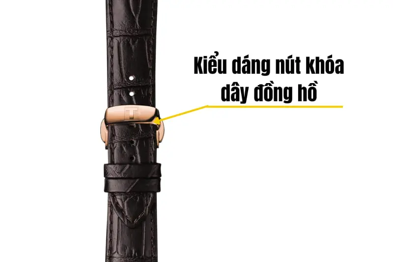 Kiểu dáng nút khóa dây đồng hồ