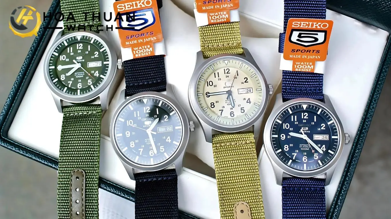 Bộ sưu tập đồng hồ Seiko 5 quân đội