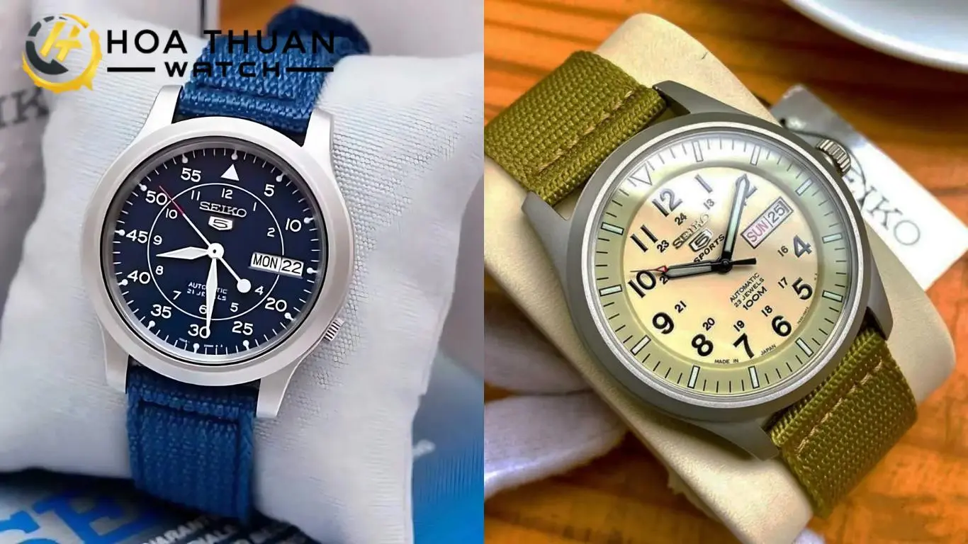 Thiết kế mạnh mẽ, nam tính của Seiko 5