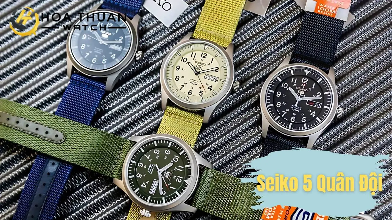 Các mẫu đồng hồ Seiko 5 quân đội