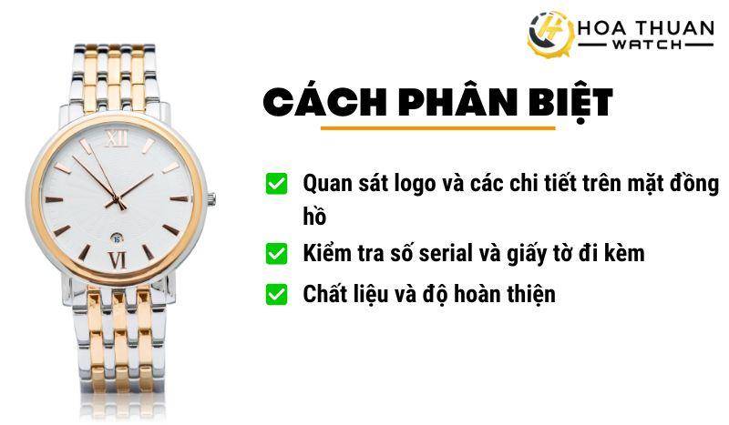 Cách phân biệt đồng hồ cơ chính hãng và hàng giả
