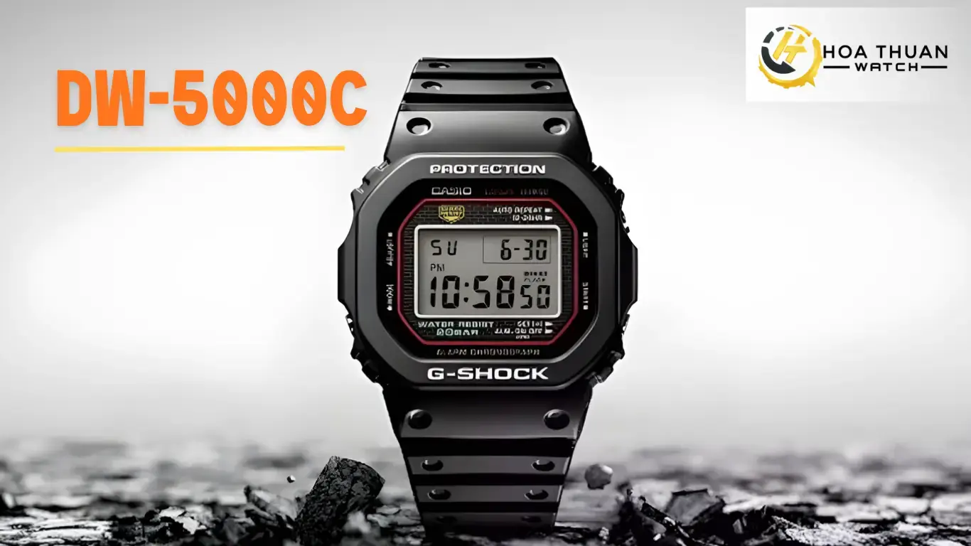 Phiên bản đồng hồ G-Shock đầu tiên - DW-5000C