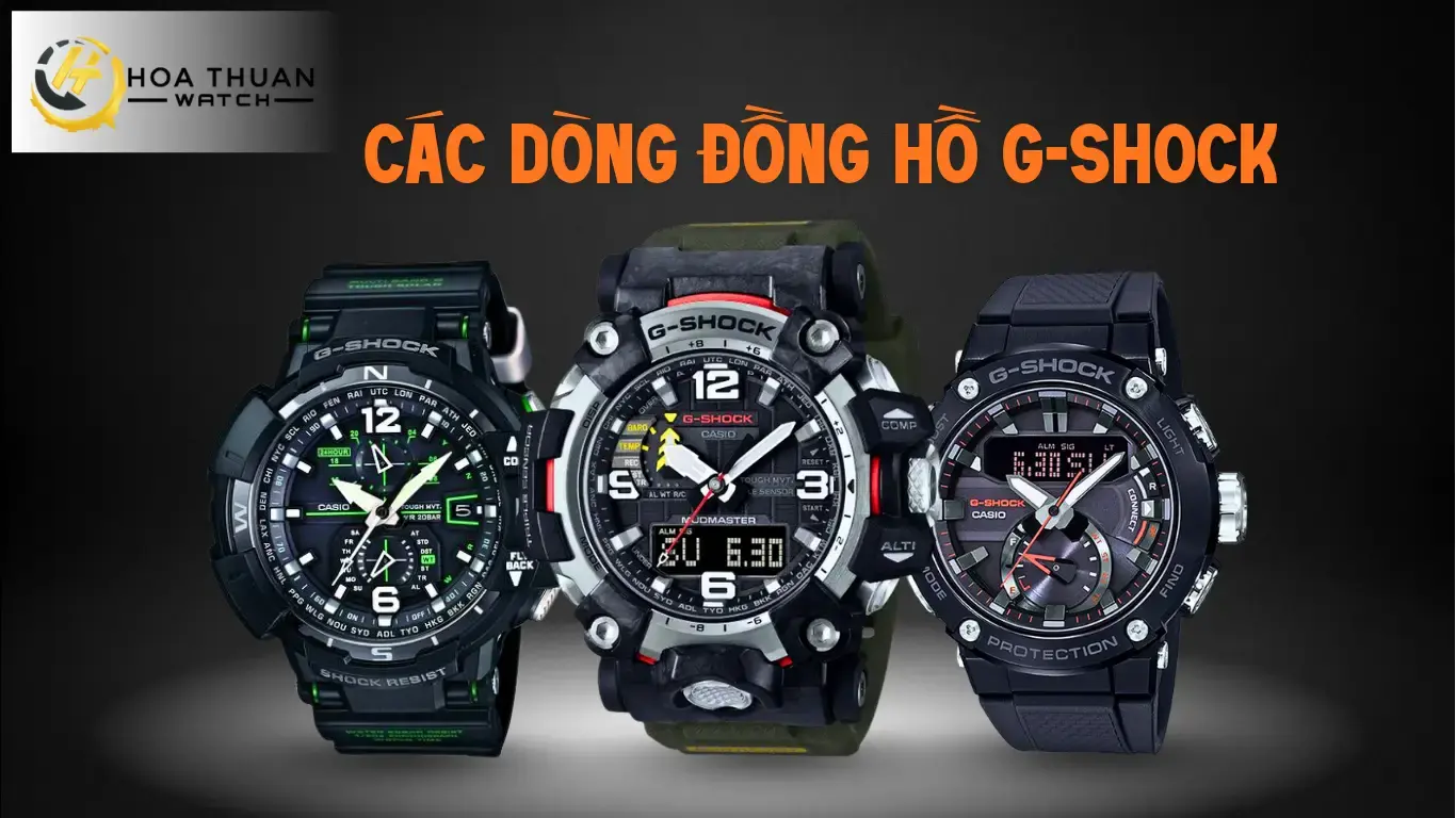 Các dòng Casio G-Shock