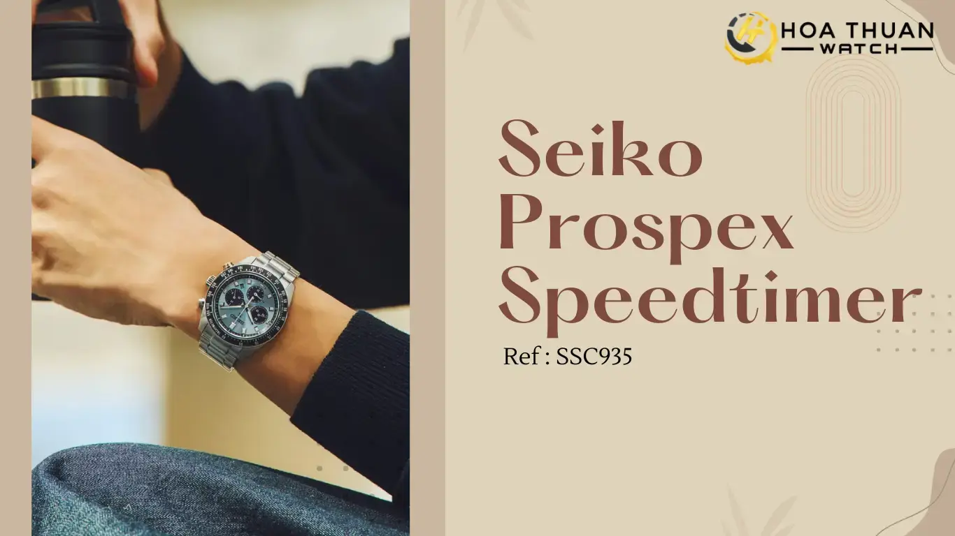 Đồng hồ trẻ trung Seiko Prospex Speedtimer SSC935