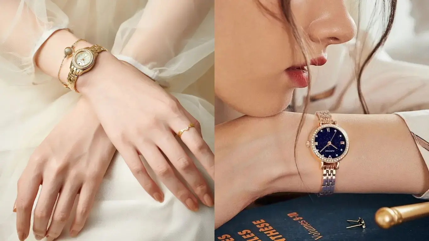 Phối đồng hồ nữ đi chơi