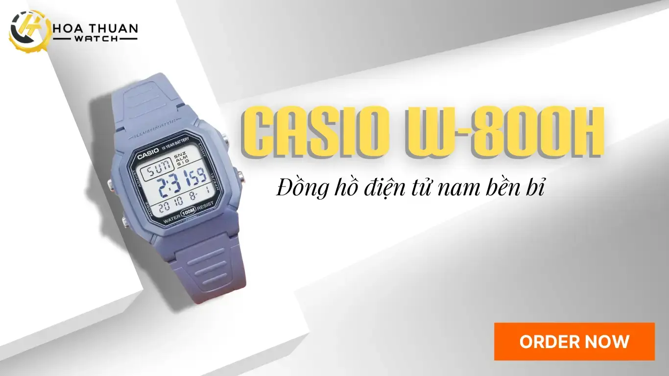 Đồng hồ điện tử Casio W-800H