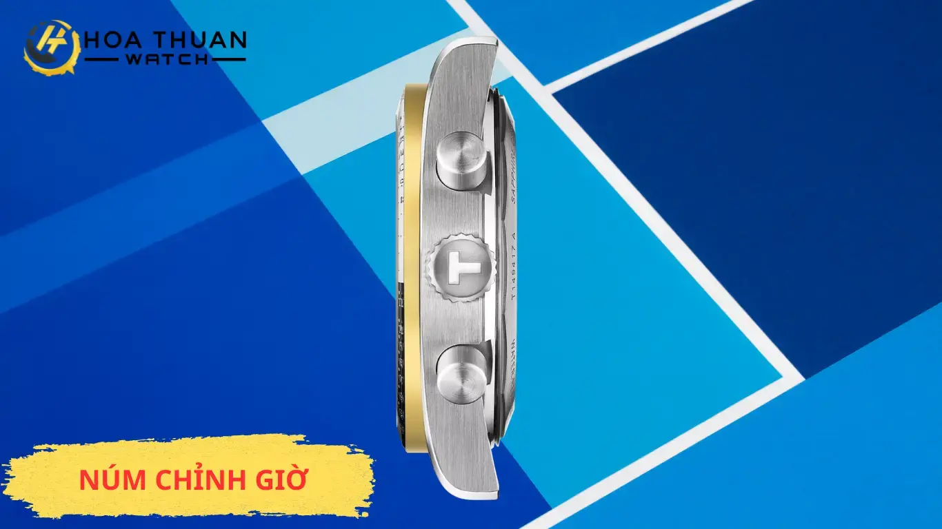 Núm chỉnh giờ và các nút bấm