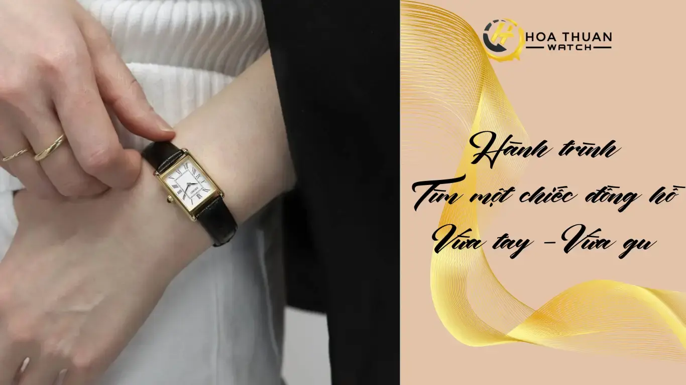 Đồng hồ mặt chữ nhật – sang trọng và thanh lịch