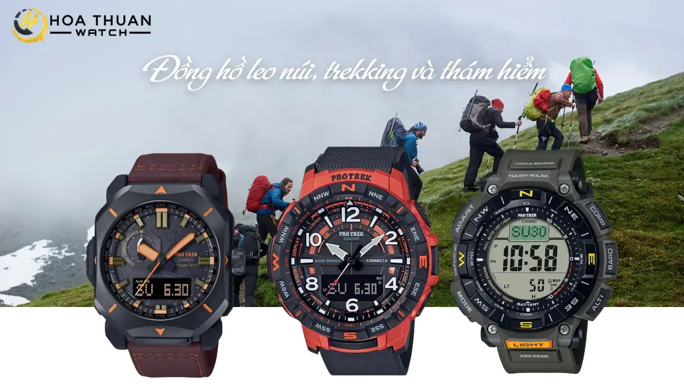 Đồng hồ leo núi, trekking và thám hiểm