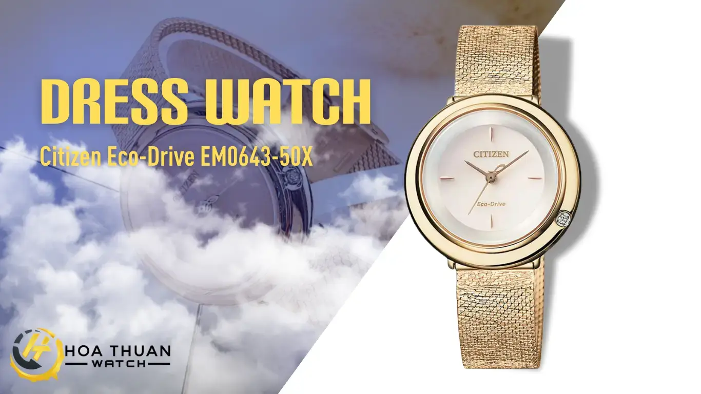 Đồng hồ Citizen Eco-Drive EM0643-50X
