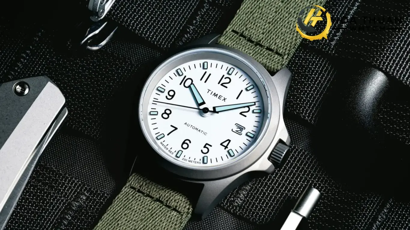 Đồng hồ Timex Automatic phong cách quân đội