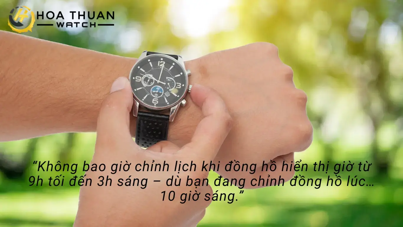 Cách chỉnh lịch ngày/thứ đúng cách