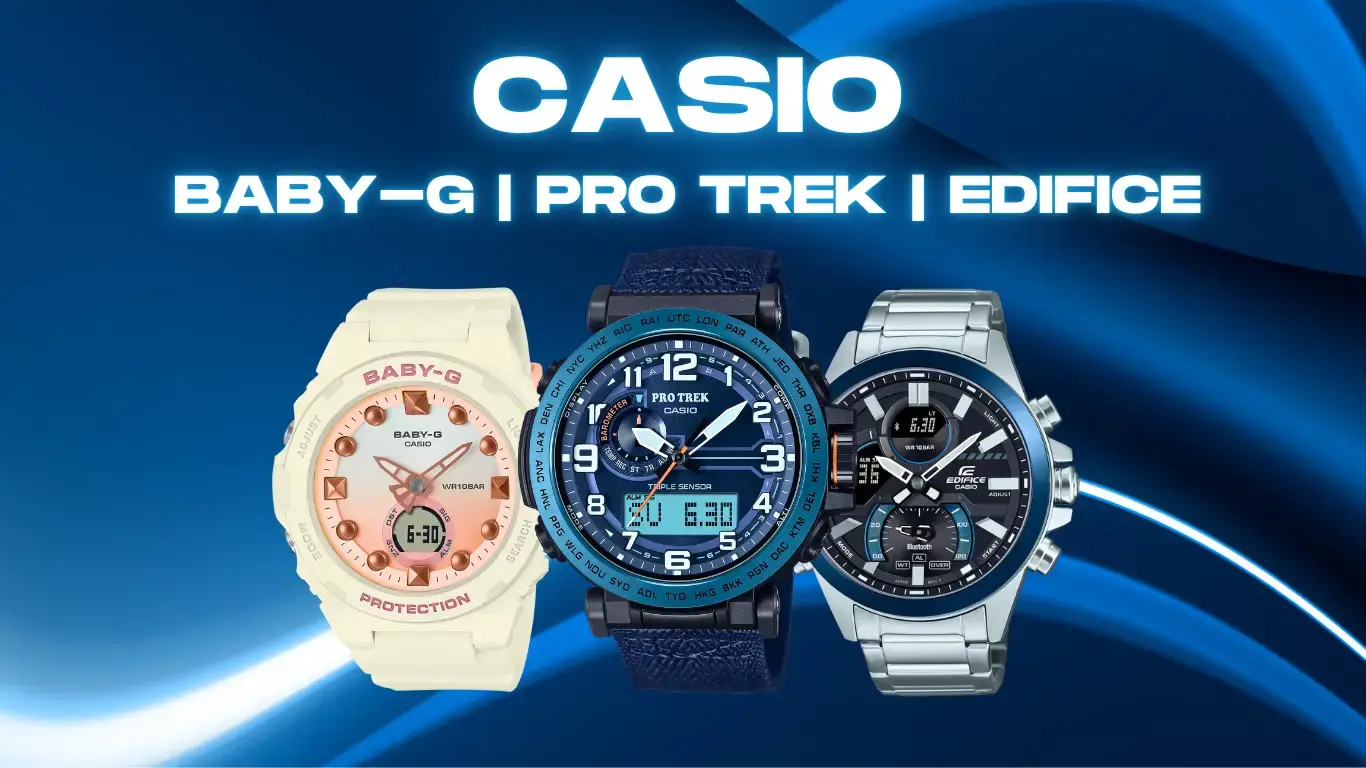 Các mẫu đồng hồ nổi bật nhà Casio