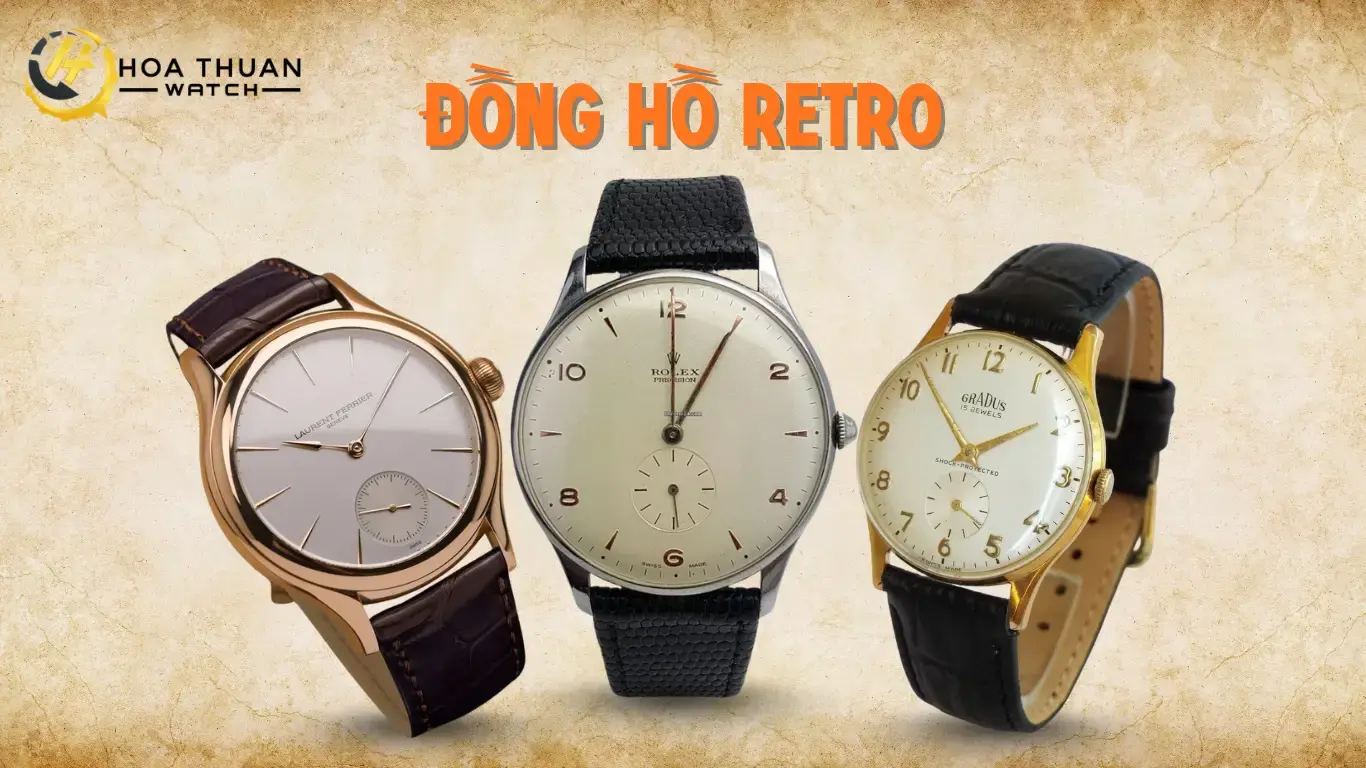 Lưu ý khi chọn đồng hồ retro để dễ phối đồ