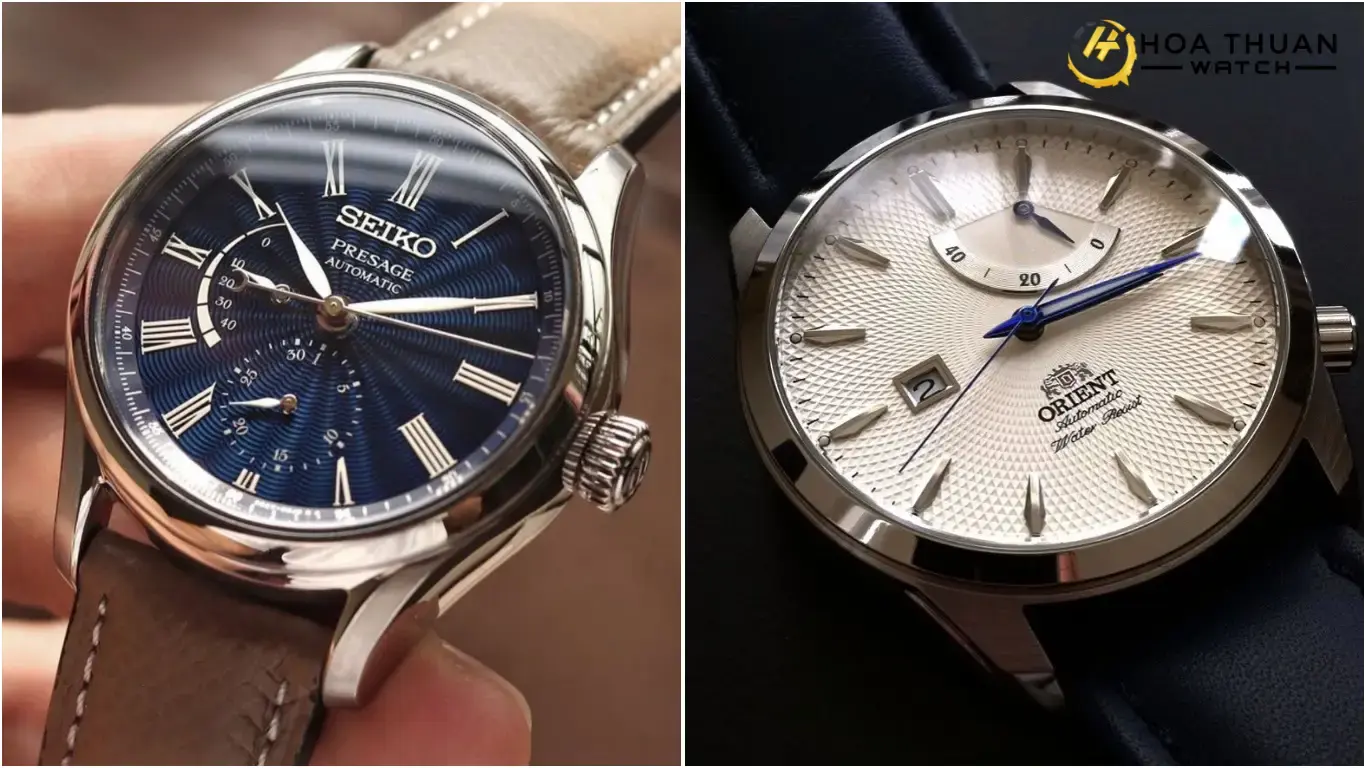 So sánh đồng hồ Seiko và Orient về phong cách thiết kế