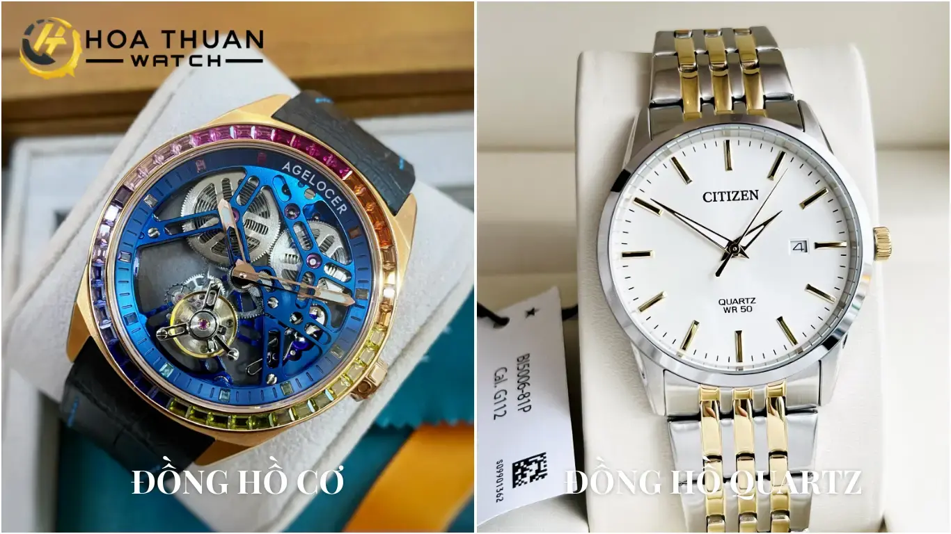 Đồng hồ cơ và đồng hồ quartz